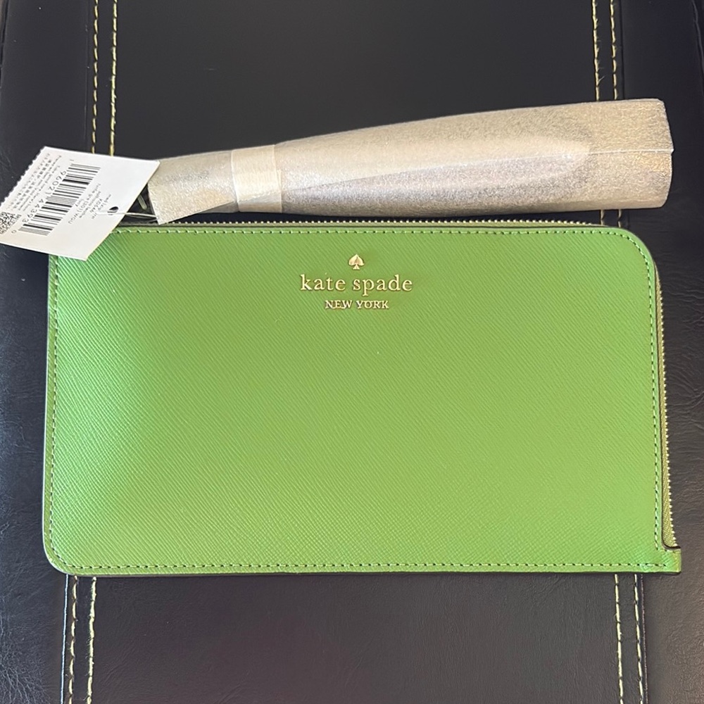 Kate Spade Vibrant Green Clutch